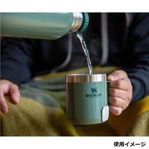 STANLEY マグカップ CLASSIC LEGENDARY CAMP MUG ステンレス製 12oz/0.35L [ マットブラック ]_画像3