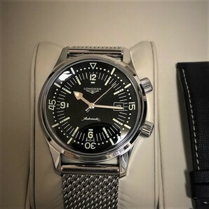 LONGINES LEGEND DIVER  Ref.L3.674.4.50.0 ブレス純正2種付の画像6