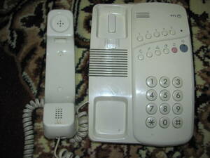  retro that time thing *NTT telephone machine is ude . select S2 TEL SW* Japan electro- confidence telephone corporation push ho n white group *1992* operation not yet verification 