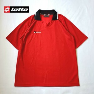 90's Lotto ロット サッカーシャツ ACミランカラー