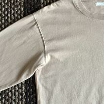 BAYFLOW Embroidery Cut-sew ベイフロー 刺繍カットソー Mサイズ Beige ロングスリーブTシャツ WEEKWEND Respect nature, Respect fashion_画像5