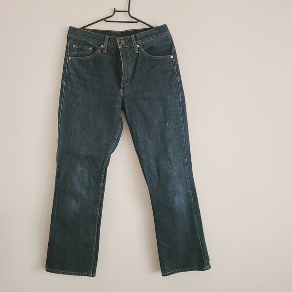 LEVI'S 517 リーバイス メンズ W31 L34 ややフレア ブルー