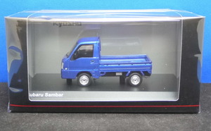 1/43 京商 スバル サンバー トラック ブルー SUBARU SAMBAR 軽トラ ●