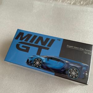 ブガッティ ビジョン グランツーリスモ ブルー （左ハンドル） （1/64スケール ダイキャスト MINI GT MGT00266-L）