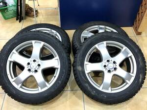 □BRIDGESTONE アルミホイール スタッドレスタイヤ 4本セット 275/50R20 PCD112 5穴 ベンツGL着用 2017年 DM-V2□