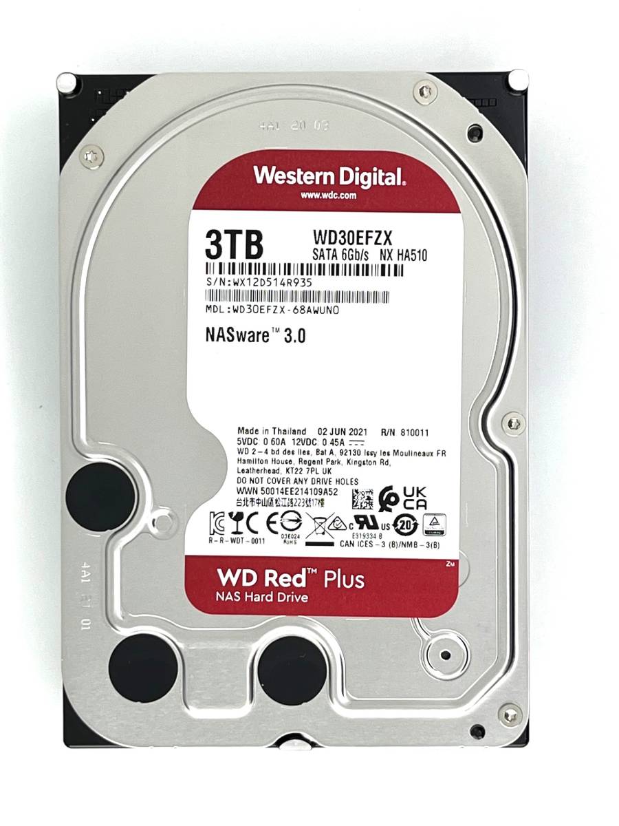 新品未使用WD Red Plus ウエスタンデジタル3.5インチHDD