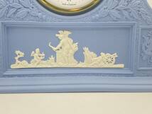 ＊レア 未使用＊ WEDGWOOD ウェッジウッド ＊RARE UNUSED＊ JASPERWARE Blue Mantle Clock ジャスパーウェア ブルーマントルクロック *L399_画像5