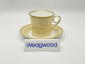 ＊未使用＊ WEDGWOOD ウェッジウッド ＊UNUSED＊ TIME FOR WEDGWOOD Yellow Coffee Duo タイムフォアウェッジウッド コーヒーデュオ *L433