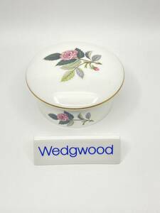 WEDGWOOD ウェッジウッド HATHAWAY ROSE Large Round Box ハサウェイローズ 大 丸 ボックス *L425