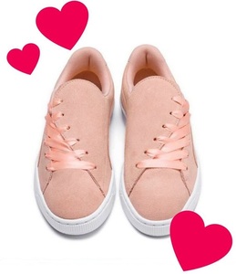  Puma замша авария 24.5cm розовый серия сверху смотреть . Heart type SUEDE CRUSH WNS женский спортивные туфли симпатичный 