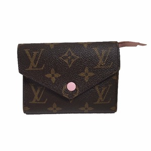 ルイヴィトン コインケース M62360 ポルトフォイユ・ヴィクトリーヌ モノグラム カードケース付小銭入 LOUIS VUITTON ローズ・バレリーヌ