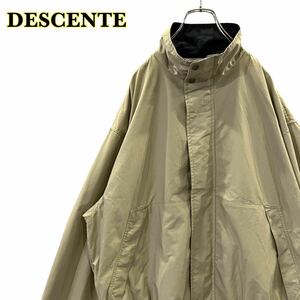 DESCENTE デサント　ナイロンジャケット ブルゾン　ベージュ　メンズ　Mサイズ　【AY1065】