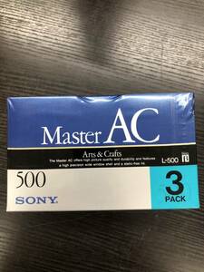 【ジャンク品】カセットテープ SONY Master AC 3L-500MAC 3PACK ※164132