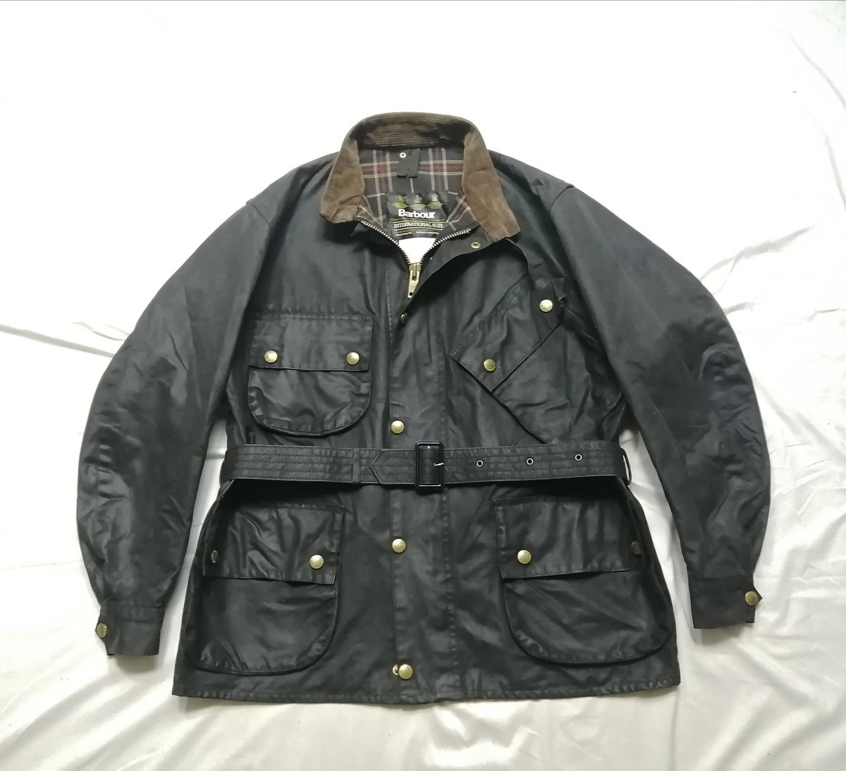 Barbour International A7 Brass M 英国製 バブアー