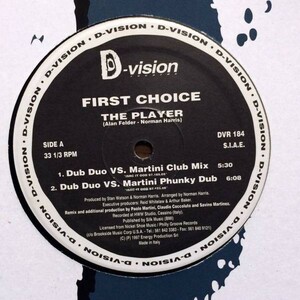 即決 FIRST CHOICE / THE PLAYER (1997 Italian Mixes) 12inch disco dance