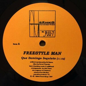 即決 Freestyle Man / Que Domingo Inquieto 12inch Deep House Latin Afrobeat Future Jazz Vibraphone DJ Sasse
