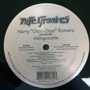 即決 Harry Choo Choo Romero / Mongobonix 12inch Nite Grooves House