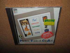 未開封新品★Photos,Fonts&ClipArt CD-ROM