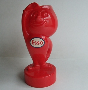  with defect goods Vintage not for sale enterprise thing ESSOeso oil Drop savings box * doll America miscellaneous goods 