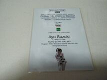 GALS　PARADISE　Card　PROMOTION　　Ayu　Suzuki　 トレーデイングカード　_画像2