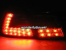 三菱・エボX フォルティス ランサー LEDテールランプ ブラック 新品 左右セット_画像2