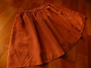 * Feroux Feroux* soft * circular * skirt * orange *2 Z