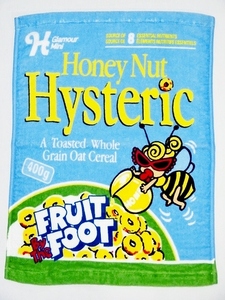 ヒステリックミニ Honey Nut Hysteric ハンドタオル☆ブルー