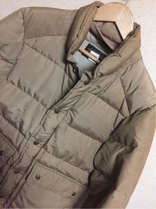 ◆ Eddie Bauer ◆ エディバウアー 70s ビンテージ 希少 良好 黒タグ プレミアムクオリティ 高級中綿羽毛 ダウンジャケット S-M/茶タグ