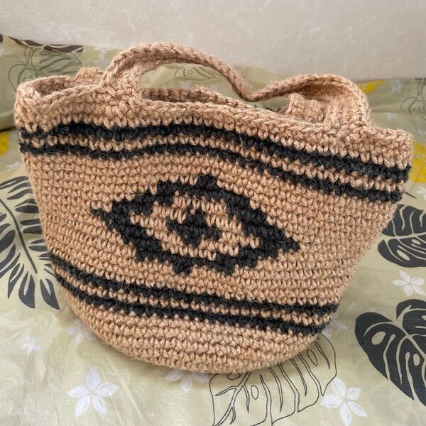 麻紐バック ハンドメイド