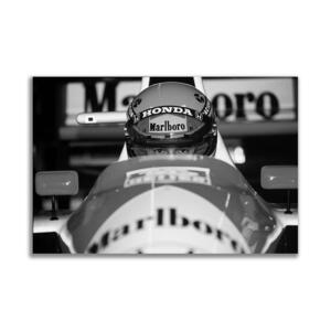 アイルトン・セナ F1 ポスター ボード パネル フレーム 75x50cm 車 レーシングカー グッズ 絵 雑貨 写真 フォト アート Ayrton Senna 7
