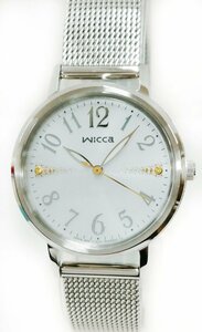  работа товар!!CITIZEN/ Citizen WICCA/ Wicca солнечный KP5-115-11 женский часы дисплей с датой USED товар E031-R011880*