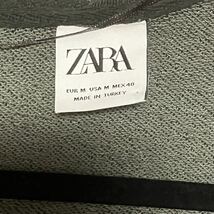 ZARA ロングパーカー ザラ ロングカーディガン サイズM_画像4