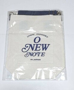 *ONEW CONCERT O-NEW-NOTE in JAPAN плечо большая сумка onyu on yuSHINee товары Solo темно синий 