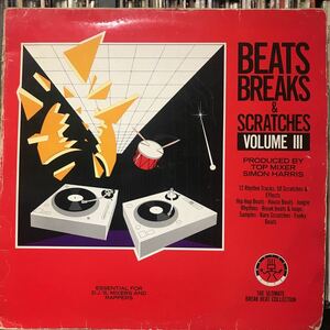 Simon Harris / Beats Breaks & Scratches Volume 3 Englandオリジナル盤