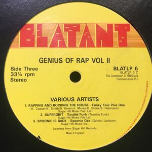 Various / Genius Of Rap Vol.2 England盤