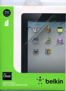 新品・即決★ belkin 液晶保護フィルム iPad3・iPad2用 アンチグレア ノングレア 反射防止 液晶保護フィルム ベルキン★