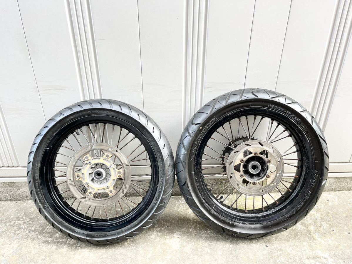 KLX125 z-wheel s30 アルミリム前後セット 軽量 dトラッカー