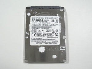 【即決・送料無料】TOSHIBA 500GB 2.5インチ HDD ７mm MQ01ACF050 500GB 7200RPM Serial ATA ほぼ新品【正常動作品】②