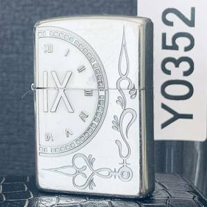 ZIPPO Antique Clock 美商品 オイルライター アンティーククロックジッポー 2007年製 silver Y0352の画像1