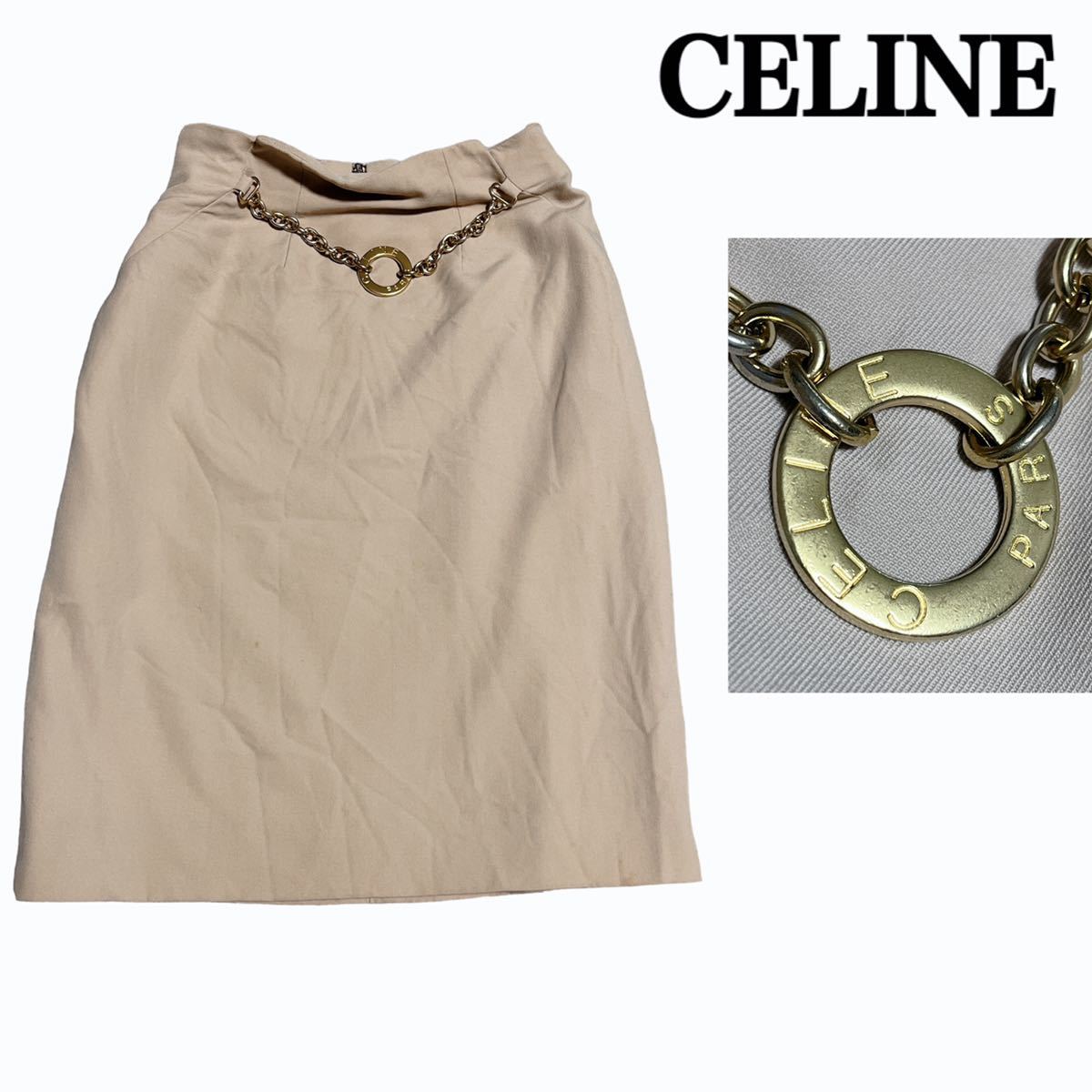 送料込み直送 CELINE セリーヌ * セットアップ ケープ&スカート