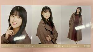 乃木坂46 岩本蓮加 生写真 2019.March-Ⅲ トレンチコート 3枚コンプ/No6354