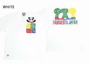 BANDANA半袖Tシャツ◆PANDIESTA JAPAN ホワイトXXLサイズ 523355 パンディエスタジャパン パンダ バンダナ