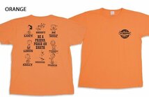 BUZZ×PEANUTS半袖Tシャツ「BE A FRIEND」◆BUZZ RICKSON'S オレンジXLサイズ BR79138 バズリクソンズ スヌーピー_画像2