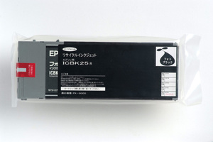 ICBK25 フォトブラック お預り再生 リサイクルインク エプソン 大判インクジェットカートリッジ EPSON MAXART PX-9000/PX-90CFP2C用