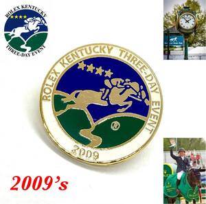 2009's★ ROLEX KENTUCKY THREE-DAY EVENT ★ ピンバッジ ★レア
