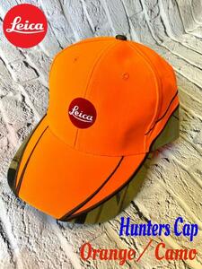 New★ LEICA ライカ ★ Hunters Cap Orange/Camo ★非売品