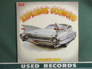 VA ： Explosive Doowops Vol.5 LP (( 50's 60's R&B Doo-Wap / Caravelles / Echoes / Dialtones / Kaptions / Hollywood Flames / Doowap