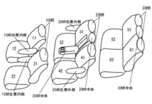 クラッツィオ シートカバー クラッツィオダイヤ(ブラック×ホワイトステッチ)ヴェルファイア ガソリン AGH30W/AGH35W ET-1522 Clazzio_画像2