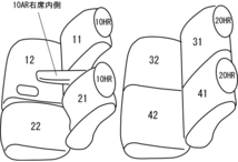 クラッツィオ シートカバー クラッツィオジャッカ(ライトグレー)ゼスト スパーク JE1/JE2 EH-0325 Clazzio_画像2