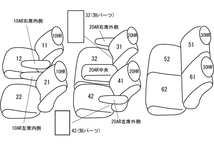 クラッツィオ シートカバー クラッツィオセンターレザー(アイボリー)デリカ D:５ CV5W EM-0782 Clazzio_画像2